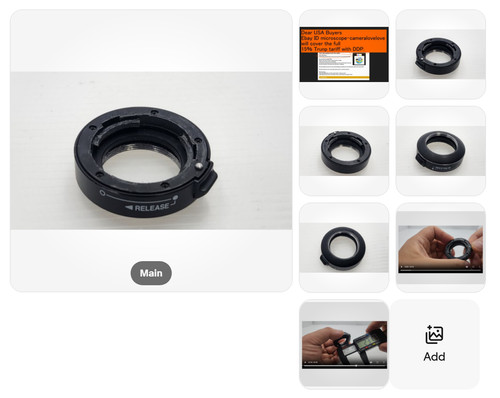 Microscope adaptateur release - microscope,