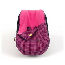 Walking Mum chancelière cosy rose et à carreaux velours tissu 76 x 45 cm environ
