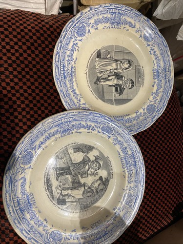 Lot assiettes parlantes - lot,