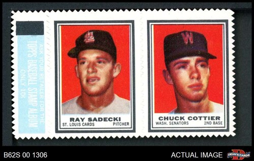 1962 topps stamp - 1962,