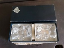 Saliere et poivriere cristal