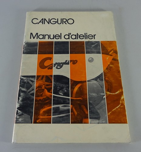 Manuel atelier honda canguro - manuel, d'atelier