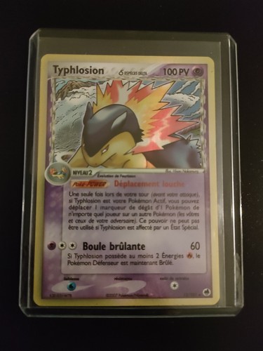 Carte pokémon typhlosion bloc - carte,