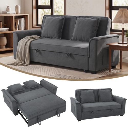 Homcom canapé convertible - homcom, 2