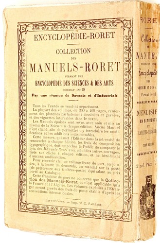 Roret menuisier bâtiment - en,
