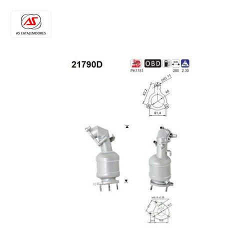 Catalyseur 21790d pour oe - as,