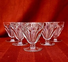 6 Verres signés BACCARAT 8 Cm