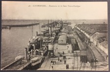 CPA :  CHERBOURG - Panorama de la Gare Transatlantique (251)