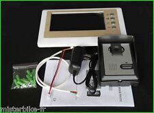 Portier Visiophone/interphone Caméra Filaire 7 " Pouces 1 camera + 1 Moniteur  