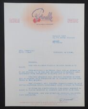 Facture TOURCOING 1958 PERNELLE laine textile illustrée billhead 105