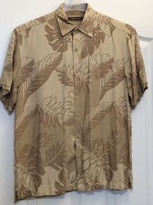 CUBAVERA Men's Beige Hawaiian