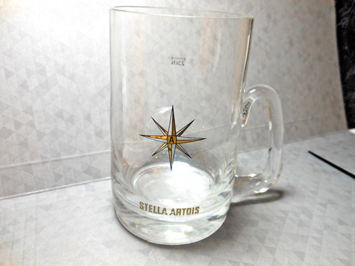 Chope bière stella artois - ",