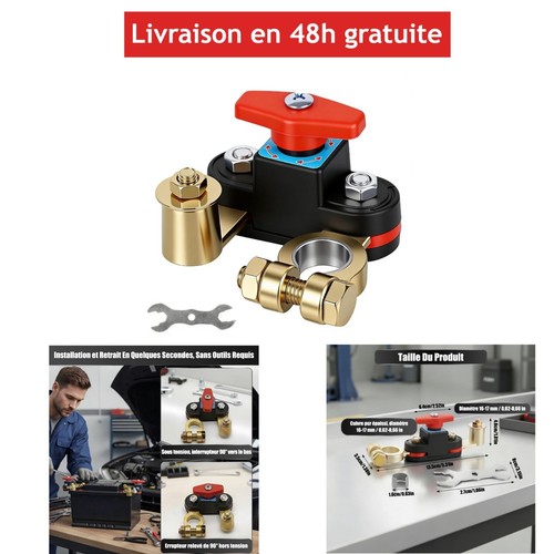 Coupe circuit batterie 12v 24v - circuit, 12v-24v