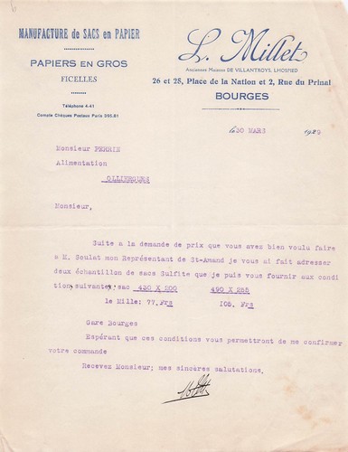 Bourges fabricant millet - 18,