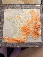 Carte De France En Relief 3D