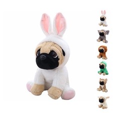 20 CM peluche Simulation chiens en peluche Sharpei carlin beau chiot jouet pour