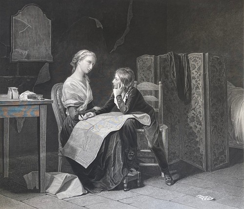 Louis xvii soeur à la - xvii, et