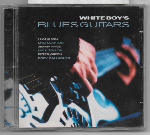 White boy blues guitars - white,