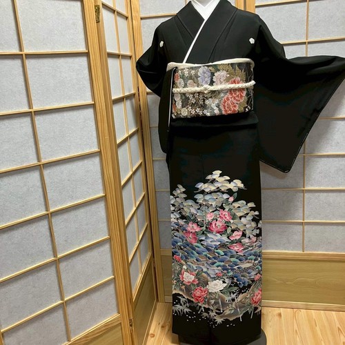 8462 kimono japonais tomesode - kimono,