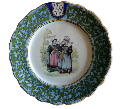 Assiette faïence de - faïence,