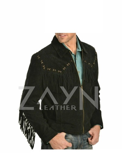Veste artisanale cuir daim - veste,