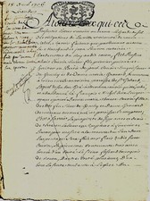 1706 Rouen vente écuyers COUSIN De GRUCHY, GROUARD, BRICE, témoin TULON libraire