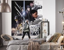 Papier Peint STAR WARS Mural Géant Pour Chambre D'Adolescent Affiche Art Noir