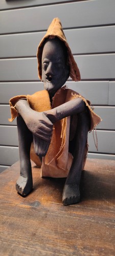 Statuette africaine bois homme - bois,