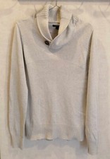 Pull gris coton col camionneur