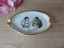 Cendrier en Porcelaine F.D Chauvigny Napoléon Bonaparte et Joséphine Déco Rétro
