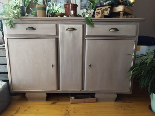 Commode bois massif remise - bois,