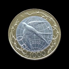 Pièce 1000 Lire Saint-Marin