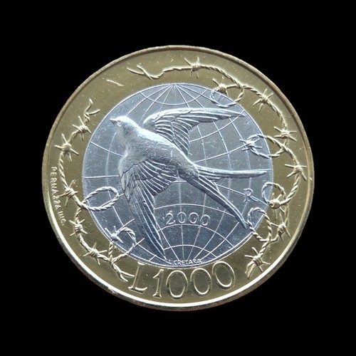 Pièce 1000 lire saint - pièce, saint-marin