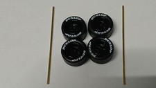 Set de jantes Dunlop noir 4 branches pneu gomme pour Custom (ET)
