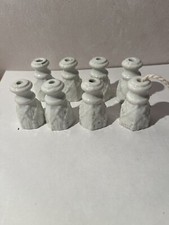 Rideaux Ancien Pompon 1920 Cache noeud Tirette  PORCELAINE  poignée Glands Lot 8