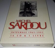 MICHEL SARDOU COFFRET AVEC INTEGRALE DE 16 CD ET 1 LIVRE / 1965-1995 NUMEROTE