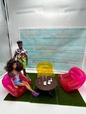 Barbie  Corps articulé et Ken AA  Apéritifs en attendant les amis OOAK