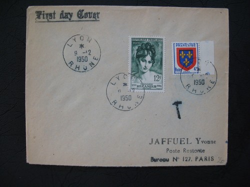 Fdc 1950 875 madame - fdc, n°