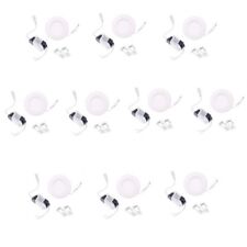 10 SPOT LED PANEL ENCASTRABLE 3W BLANC NEUTRE 4500K - TAILLE D'UN SPOT GU10