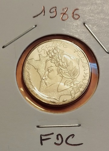 Francs jimenez 1986 - francs, fdc