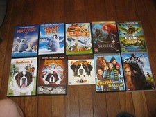 10 DVD BEETHOVEN HAPPY FEET REBELLE EPIC WHISPER UN CHEVAL SUR LE BALCON 