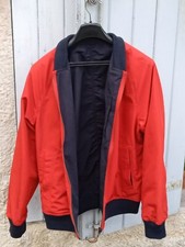 LACOSTE bomber réversible NEUF - rouge/bleu
