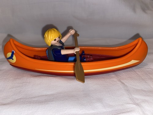 Playmobil canoë orange la - canoë,