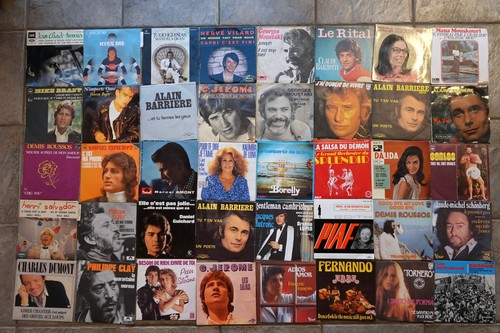 Lot disques vinyle tours - lot,
