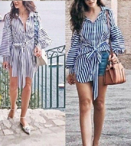 Zara tunic puffy sleeves ref - tunic,