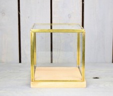 Vitrine verre laiton - vitrine, et