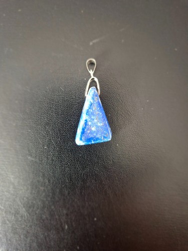 Pendentif homme femme lapis - ou,