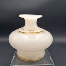 Flacon en Opaline Blanc Milieu XIXè Cristal Whyte Opalin 19thC