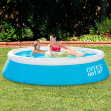 Intex 28101 Piscine Gonflable Easy Set Autoportante 183x51H Sans Pompe