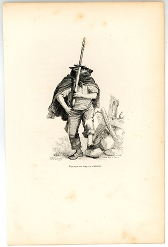 Animaux savants granville - granville, 1842